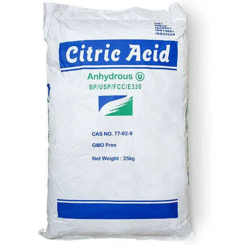 China TTCA citric acid high Quality Food Grade citric acid monohydrate 99% citric acid anhydrous